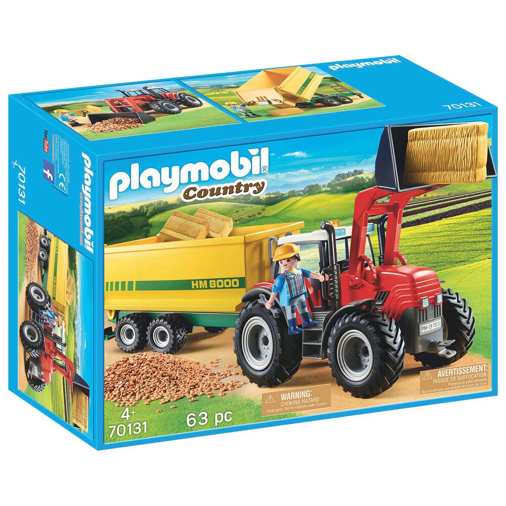 Playmobil - Grande ferme avec silo et animaux