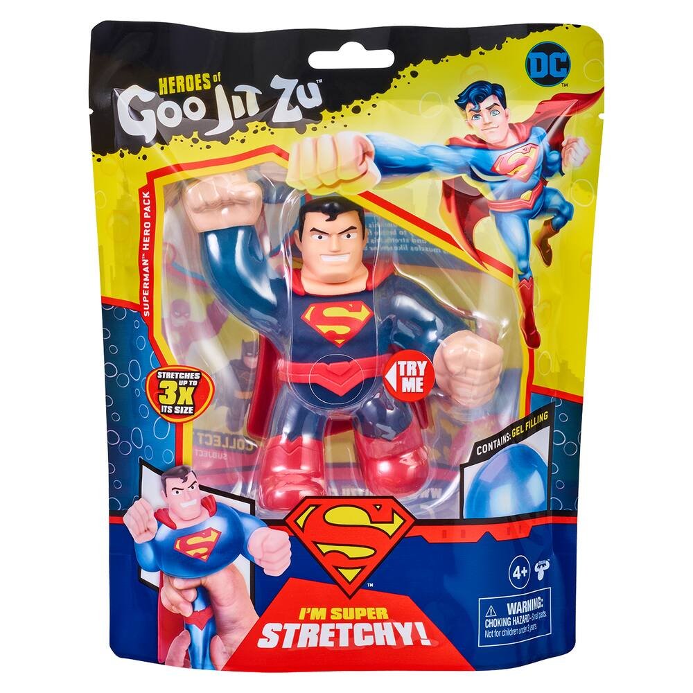 Dc comics - figurine - goo jit zu - superman - 11 cm