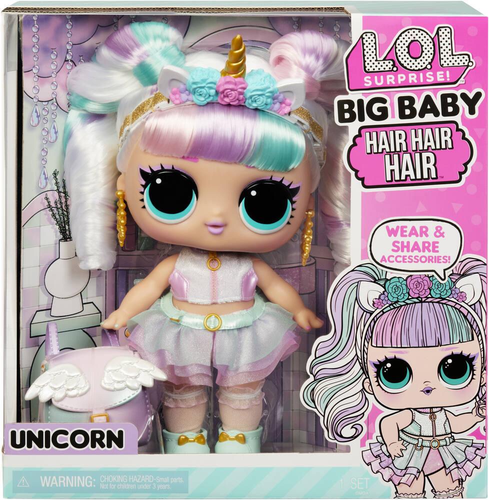 Lol surprise big baby hair hair hair doll poupees joueclub