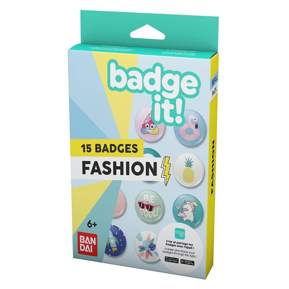 Recharge badge it fashion, activites creatives et manuelles