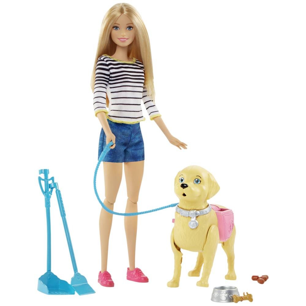 Barbie - poupee balade du chien, poupees
