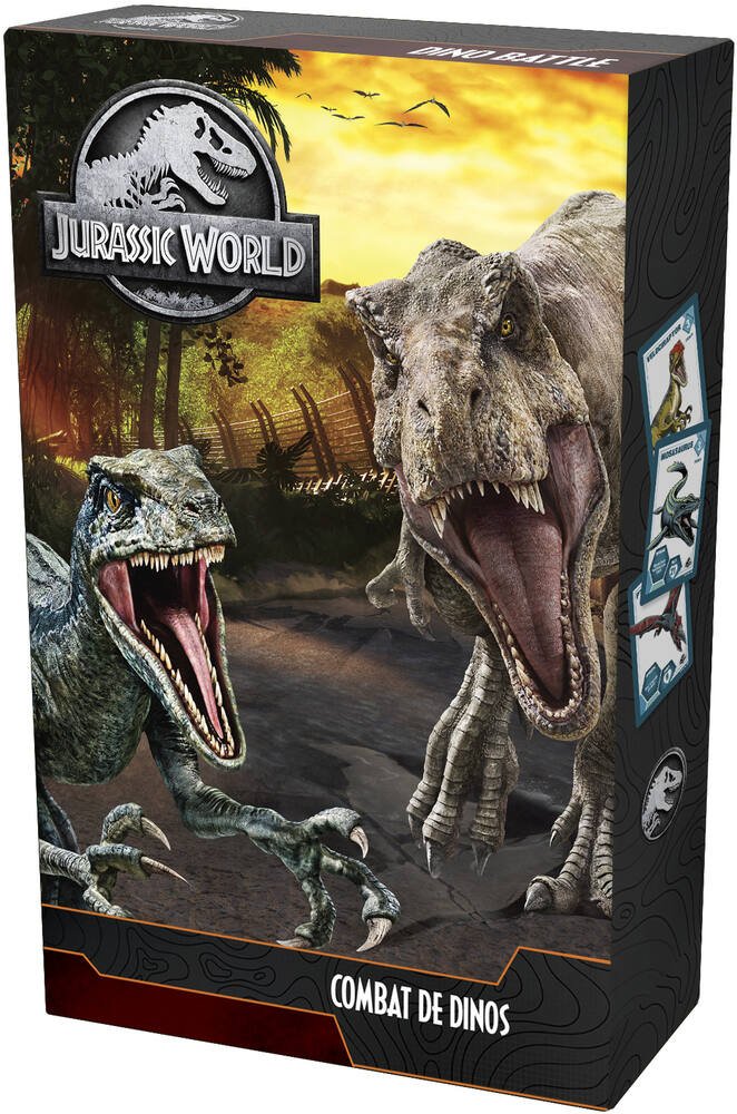 Jurassic world - combat de dinosaures, jeux de societe