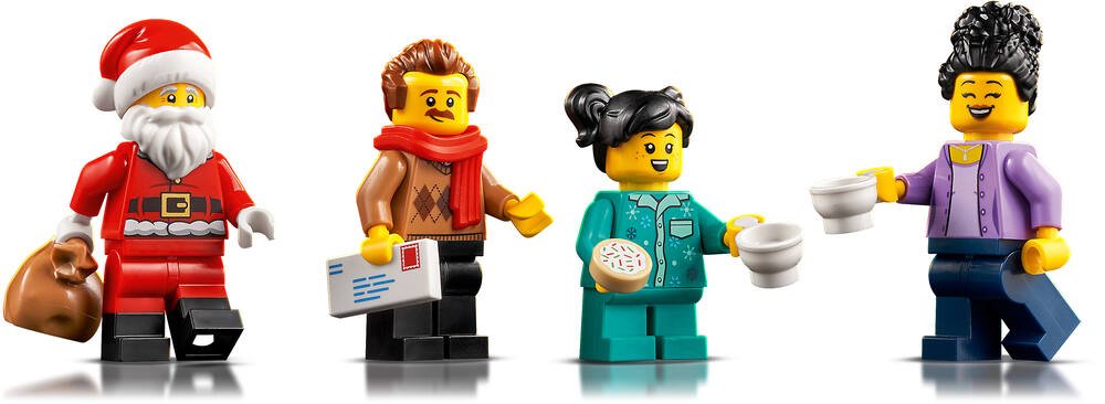 Lego®icons 10293 - la visite du pere noel, jeux de constructions &  maquettes