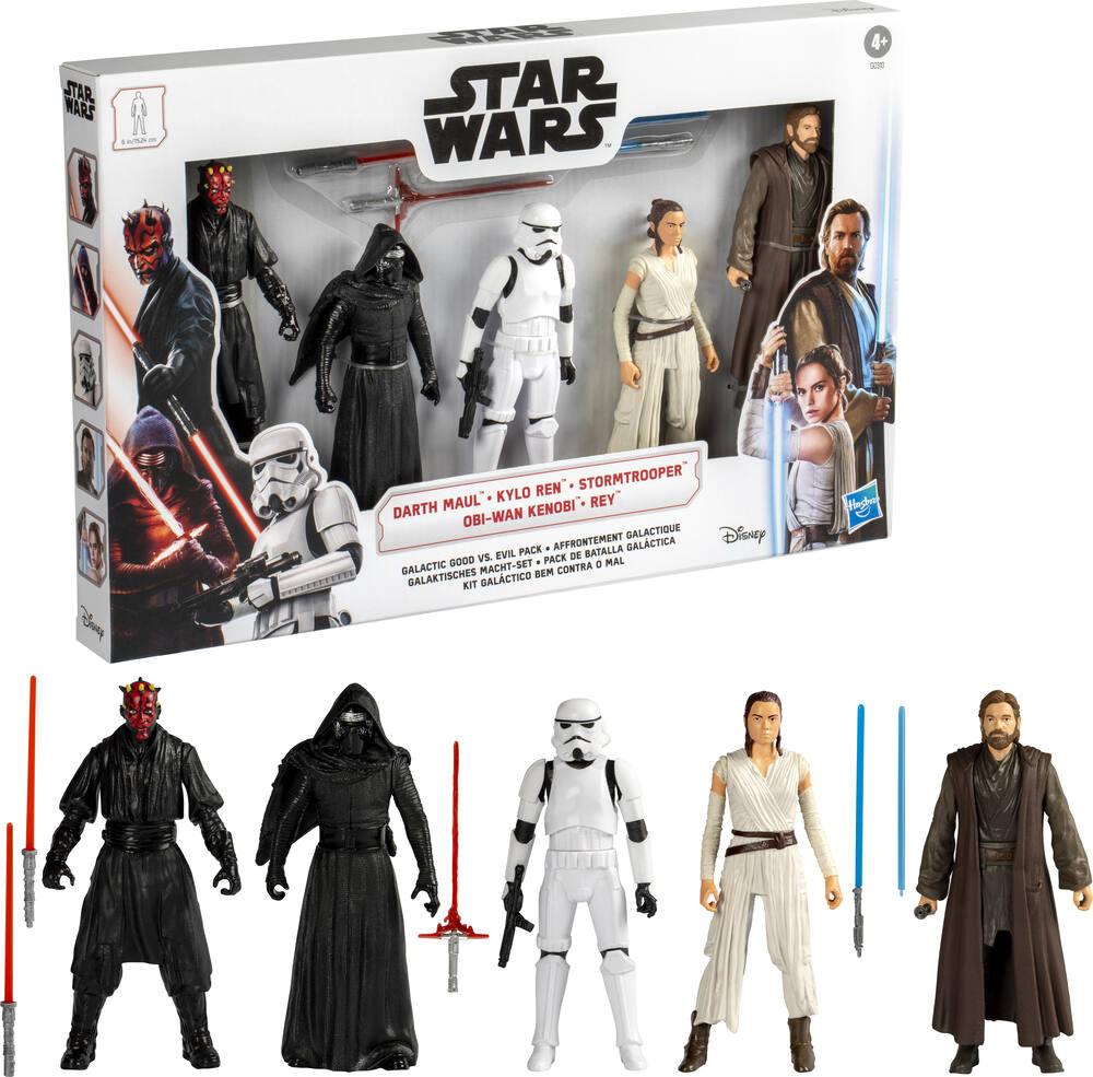 Star wars pack5 figurines 15 cm figurines jouéclub