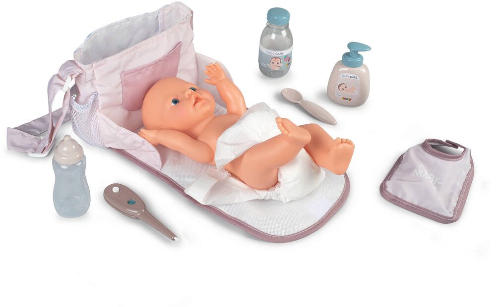 Smoby - Baby Nurse - Sac à Langer - pour Poupons et Poupées - Matelas et  Porte-biberon Inclus - 7 Accessoires - 220369WEB : : Jeux et Jouets