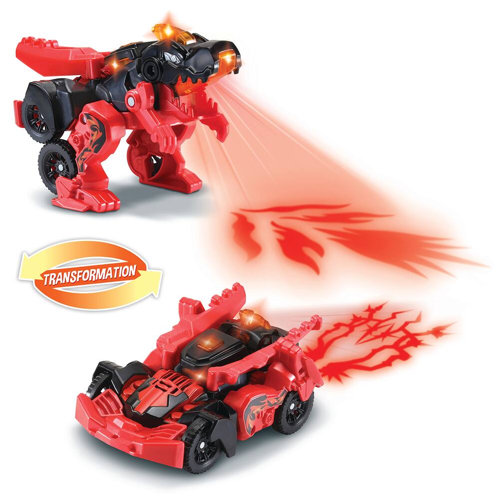 Petits switch & go dinos fire - vehicule dinosaure, vehicules-garages