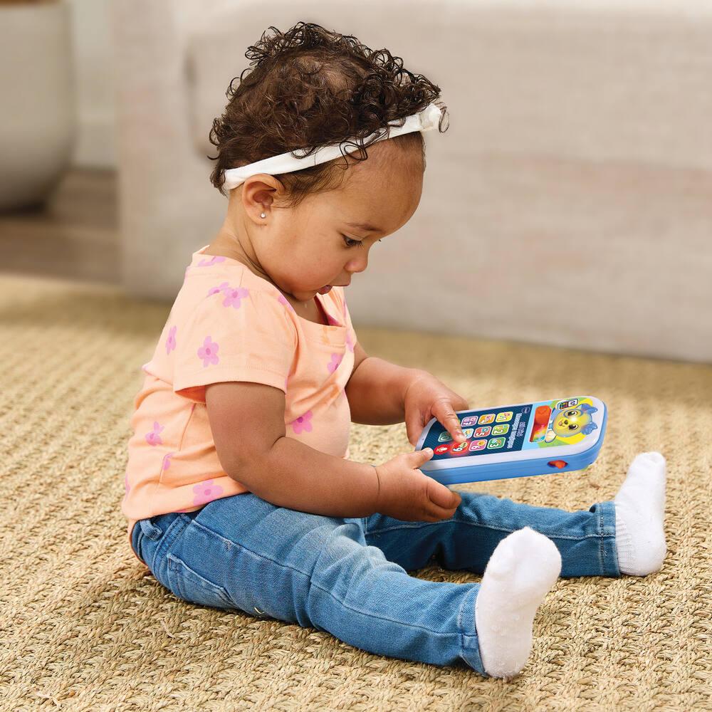 VTech Allô Bébé Messages Magiques – Téléphone Interactif Avec Enregistreur Vocal, Changeur De Voix, 6 Chansons, Dès 9 Mois