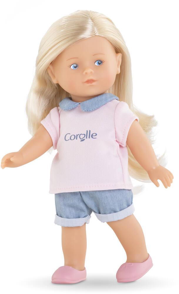 Corolle – Mes Mini Corollines Rosy Édition Anniversaire – Poupée 20 Cm Vinyle, Yeux Peints, Cheveux Blonds Soyeux – Dès 3 Ans
