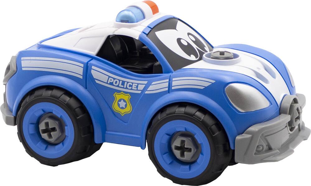 Voitures télécommandées, jouet de voiture de Police, détection de gestes avec lumière LED, Robot de Transformation à un bouton de 2.4GHz, voitures RC, cadeau pour enfants