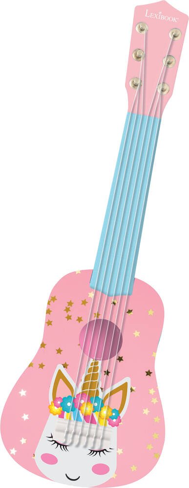 Lexibook Barbie, Ma première Guitare pour Enfant, 6 Cordes, 53 cm