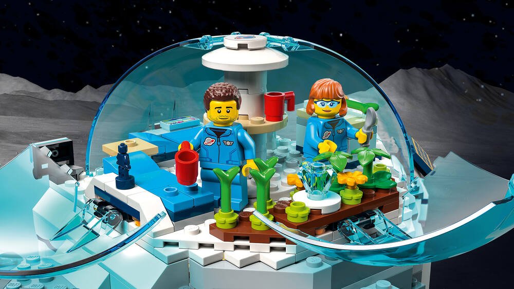 LEGO 60350 City La Base De Recherche Lunaire, Jouet Espace, avec