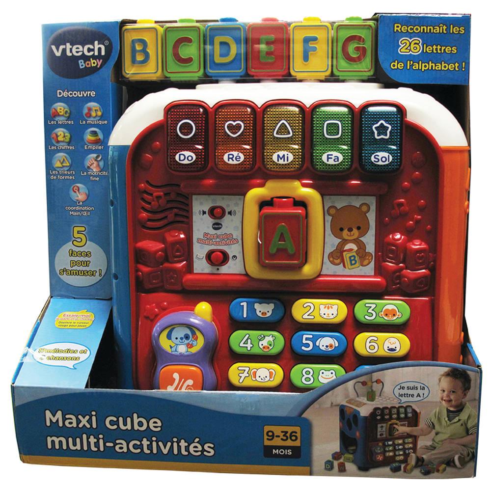 Vtech Baby Maxi Cube Multi Activites Rouge Jouets 1er Age Joueclub Vtech Baby Maxi Cube Multi Activites Rouge Jouets 1er Age Joueclub