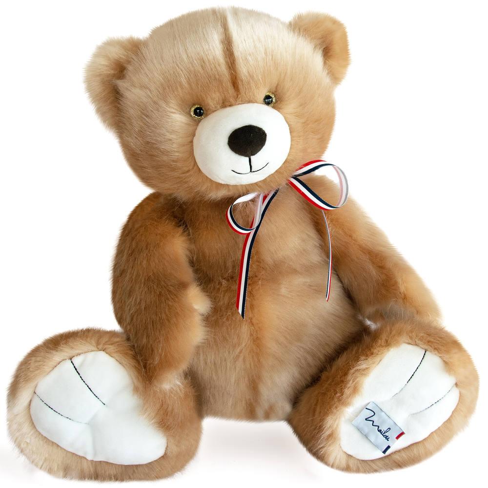 Peluche l'ours francais 50 cm - champagne | peluche | jouéclub