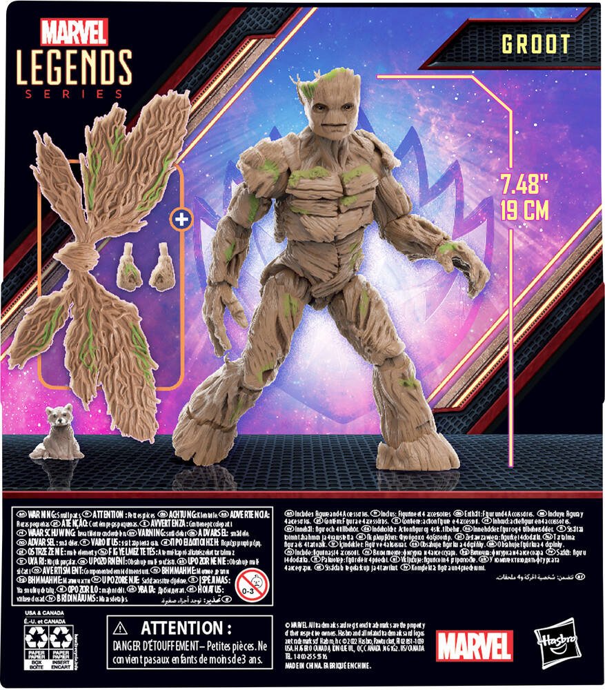 Les Gardiens de la Galaxie Comics Marvel Legends - Figurine Groot 15 cm -  Figurines - LDLC