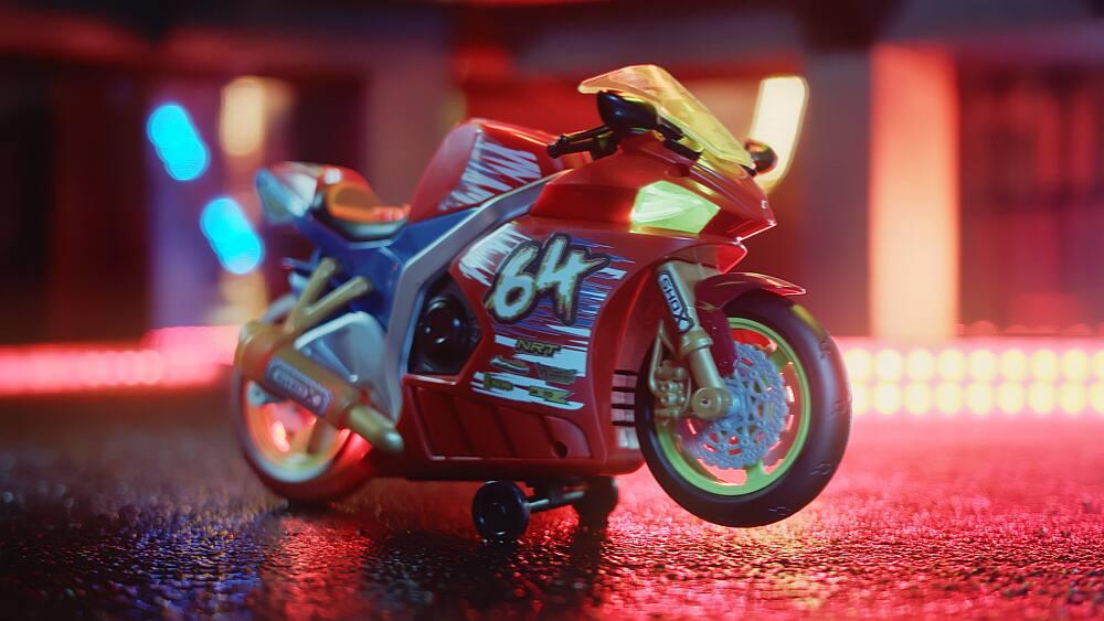 VGEBY mini jouet de moto Jouet de moto électrique, jouet éducatif, son