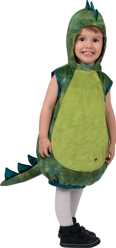 Déguisement Bébé Dinosaure - DisfraZZes - Mixte - A partir de 3 ans - Vert  - Tête et singe - Cdiscount Jeux - Jouets