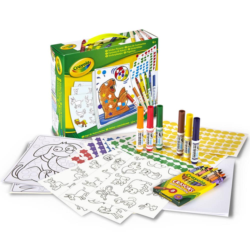 Jeux De Gommettes Refresh Crayola Activites Creatives Et Manuelles Joueclub