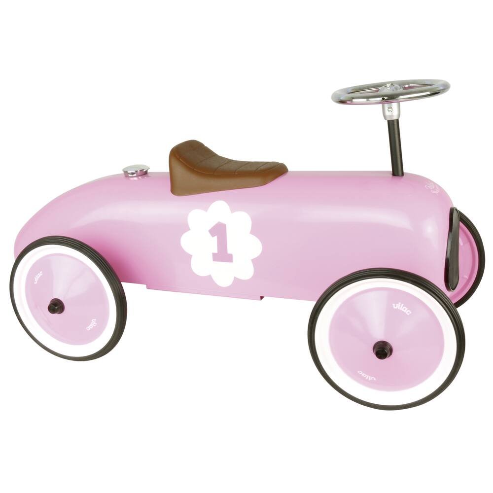 Porteur voiture vintage rose, jouets 1er age