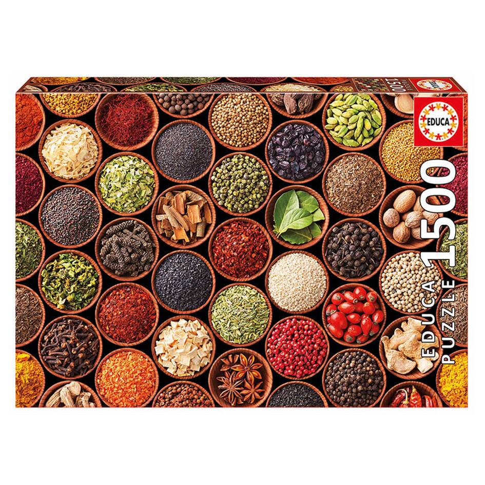 Puzzle 1500 pieces Épices et condiments, puzzle