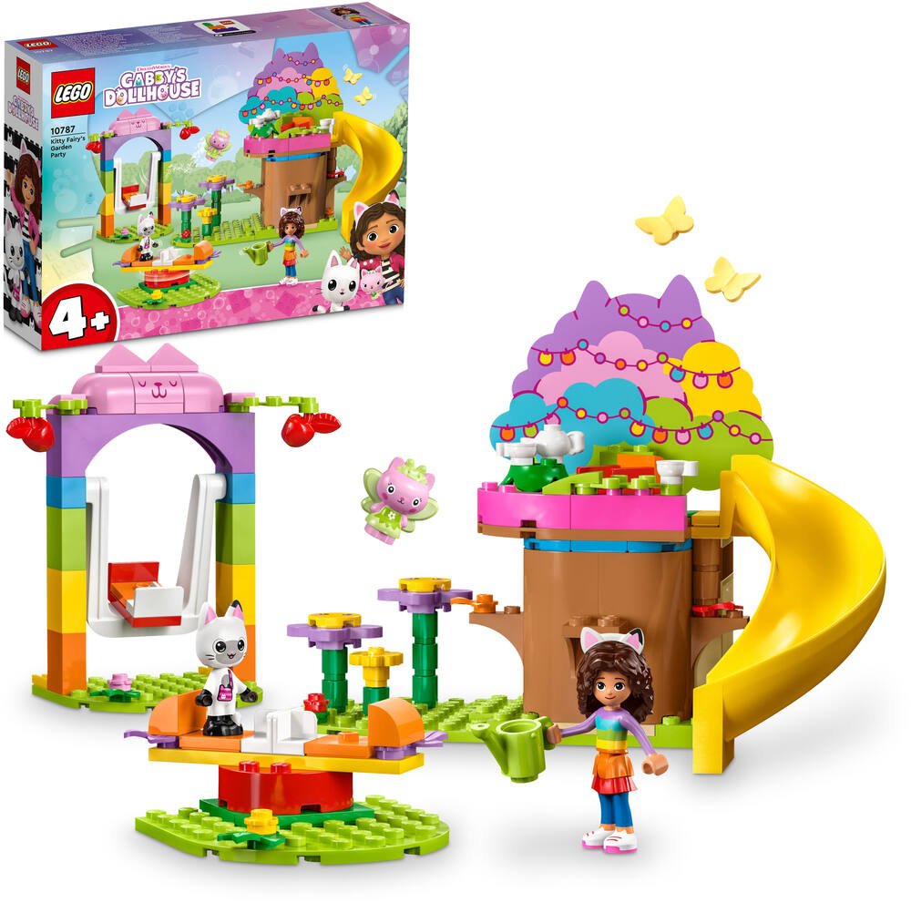 Lego®gabby et la maison magique 10787 - la fete au jardin de fee minette, jeux de constructions & maquettes