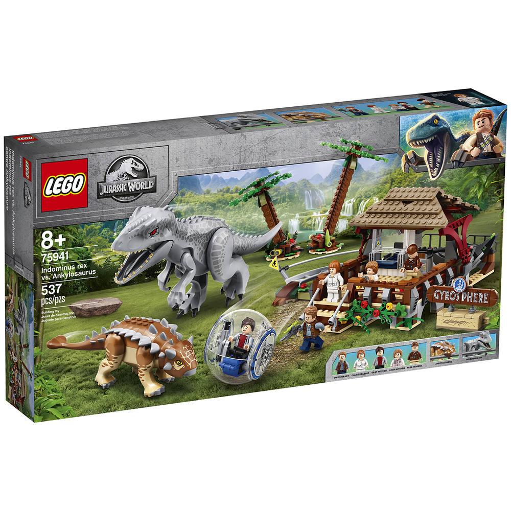 Lego 75941 - l'indominus rex contre l'ankylosaure | jeux de constructions \u0026  maquettes | jouéclub