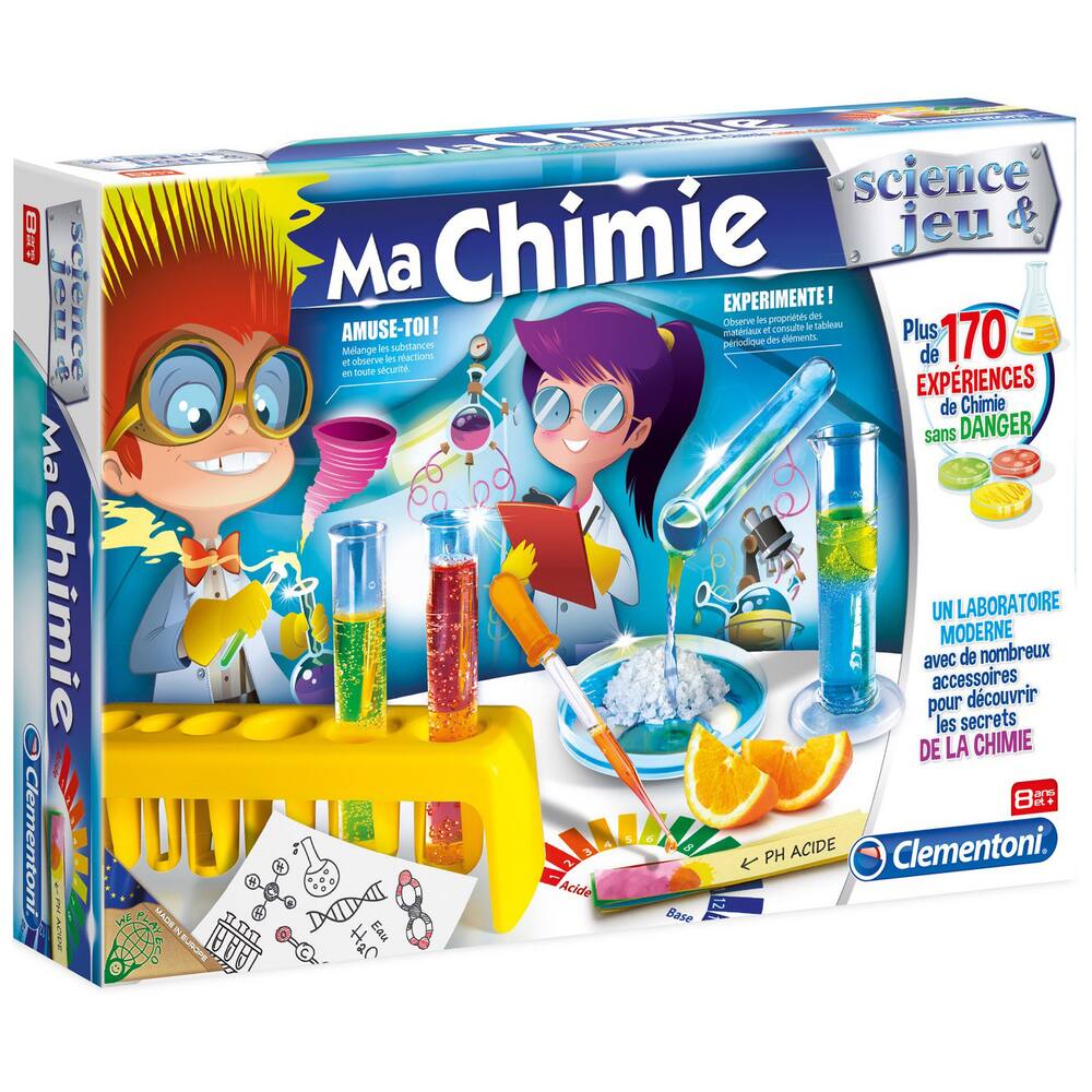 Science et jeu : Ma première chimie - Jeux et jouets Clementoni
