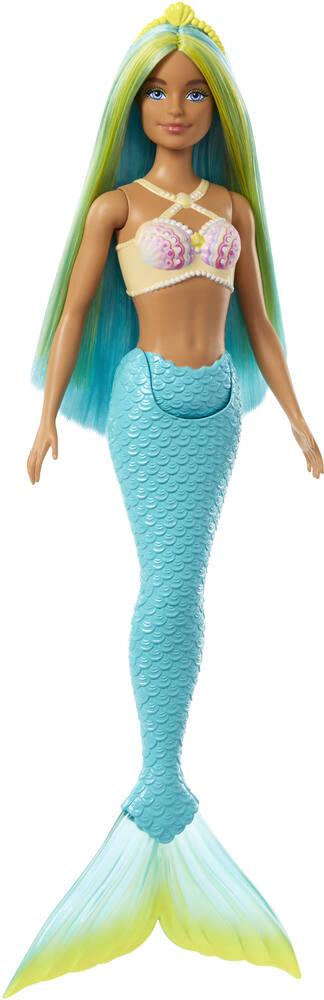 Barbie poupee barbie sirene bleu poupees joueclub