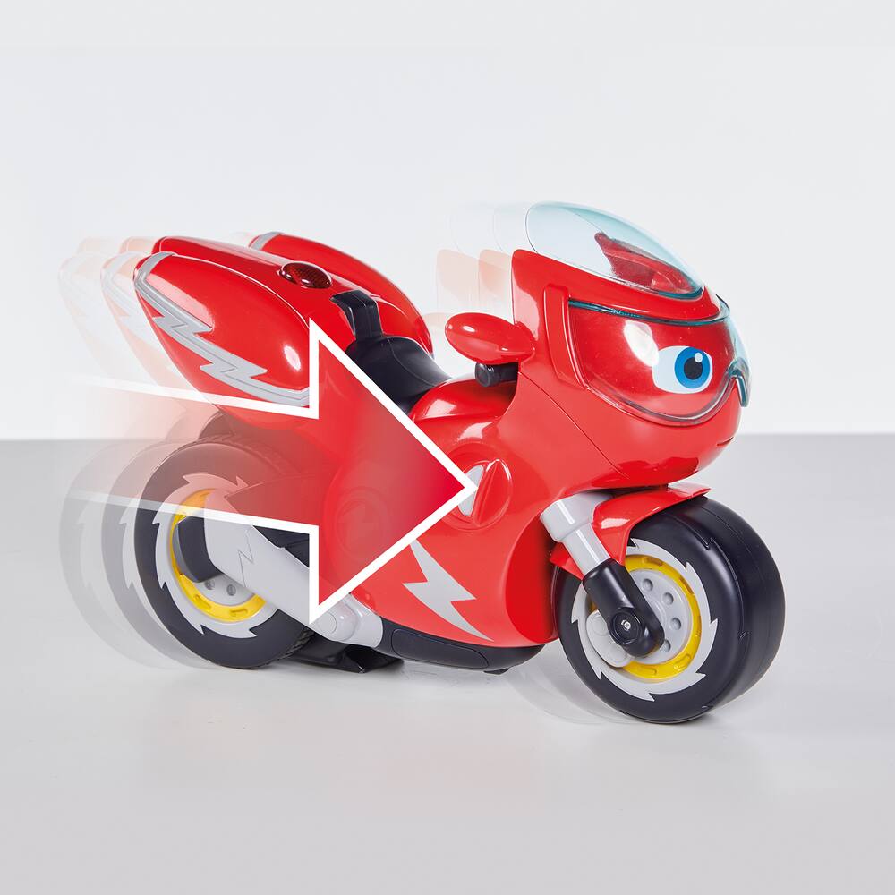 Moto Ricky Zoom télécommandée Tomy : King Jouet, Quads & motos  radiocommandés Tomy - Véhicules, circuits et jouets radiocommandés