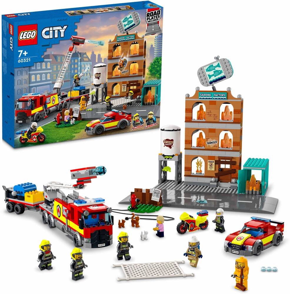 Lego®city 60321 -la brigade des pompiers