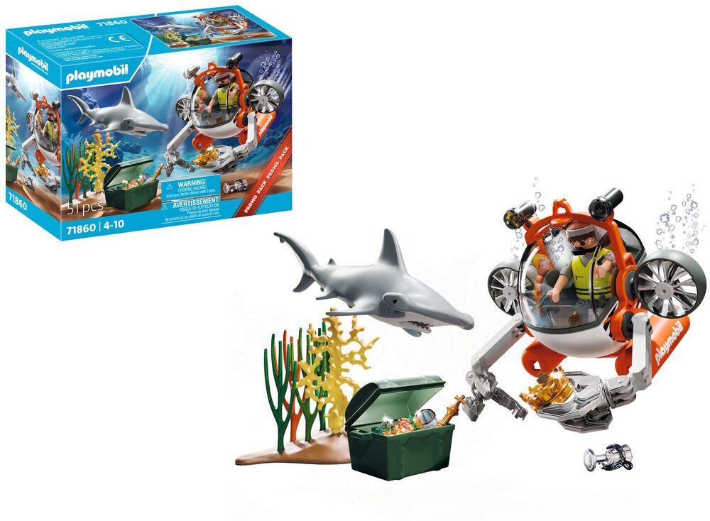 Jouets de sauvetage sous-marins, avec boîte de rangement et animaux flottants, jeu d'entraînement pour garçons et filles