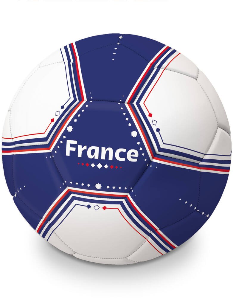 Mondo - ballon de football coupe du monde fifa 2022 france - simili cuir  cousu - taille 5, jeux exterieurs et sports