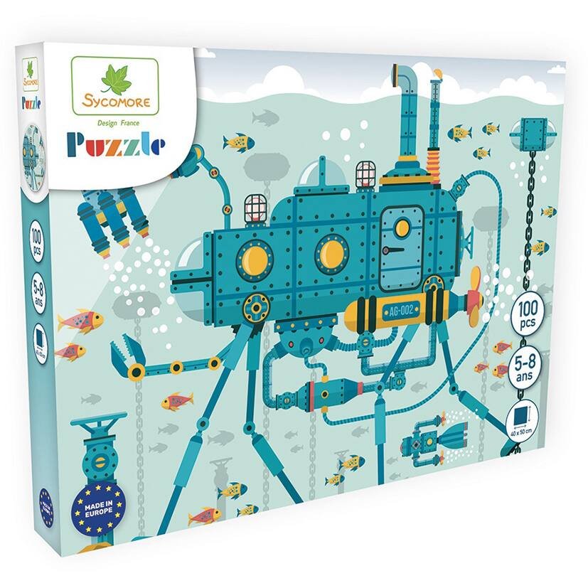 Puzzle Enfant 100 pièces - Le monde sous-marin