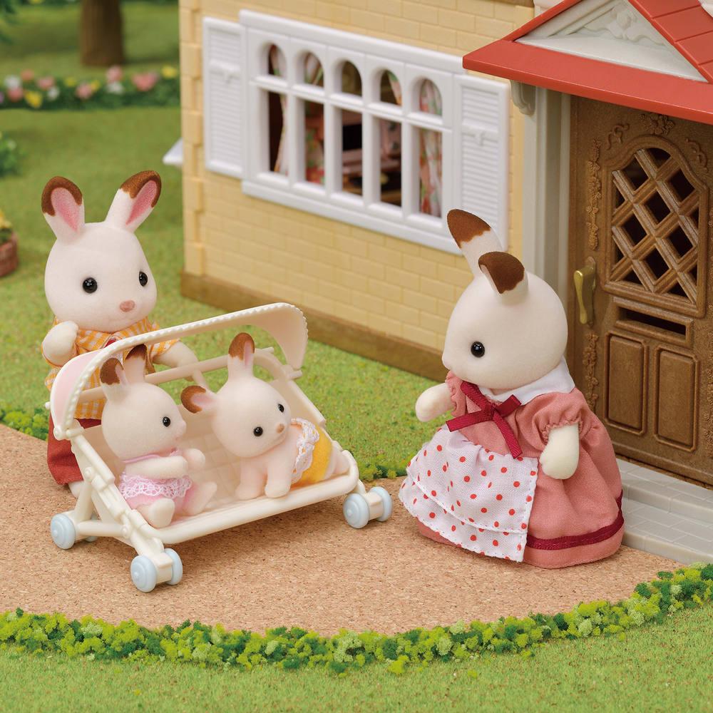 poussette triple jouet