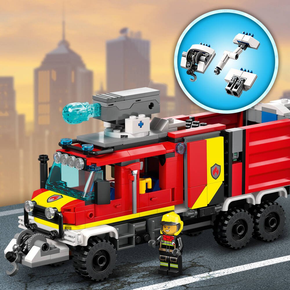 60374 le camion d'intervention des pompiers lego® city 60374