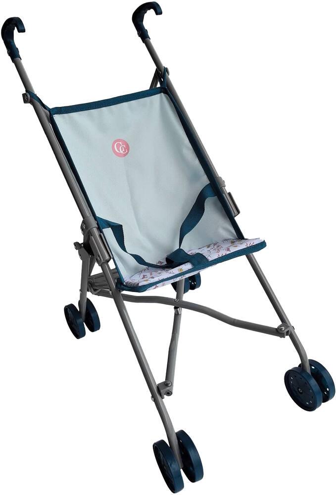 Poussette canne jouet bleu new arrivals