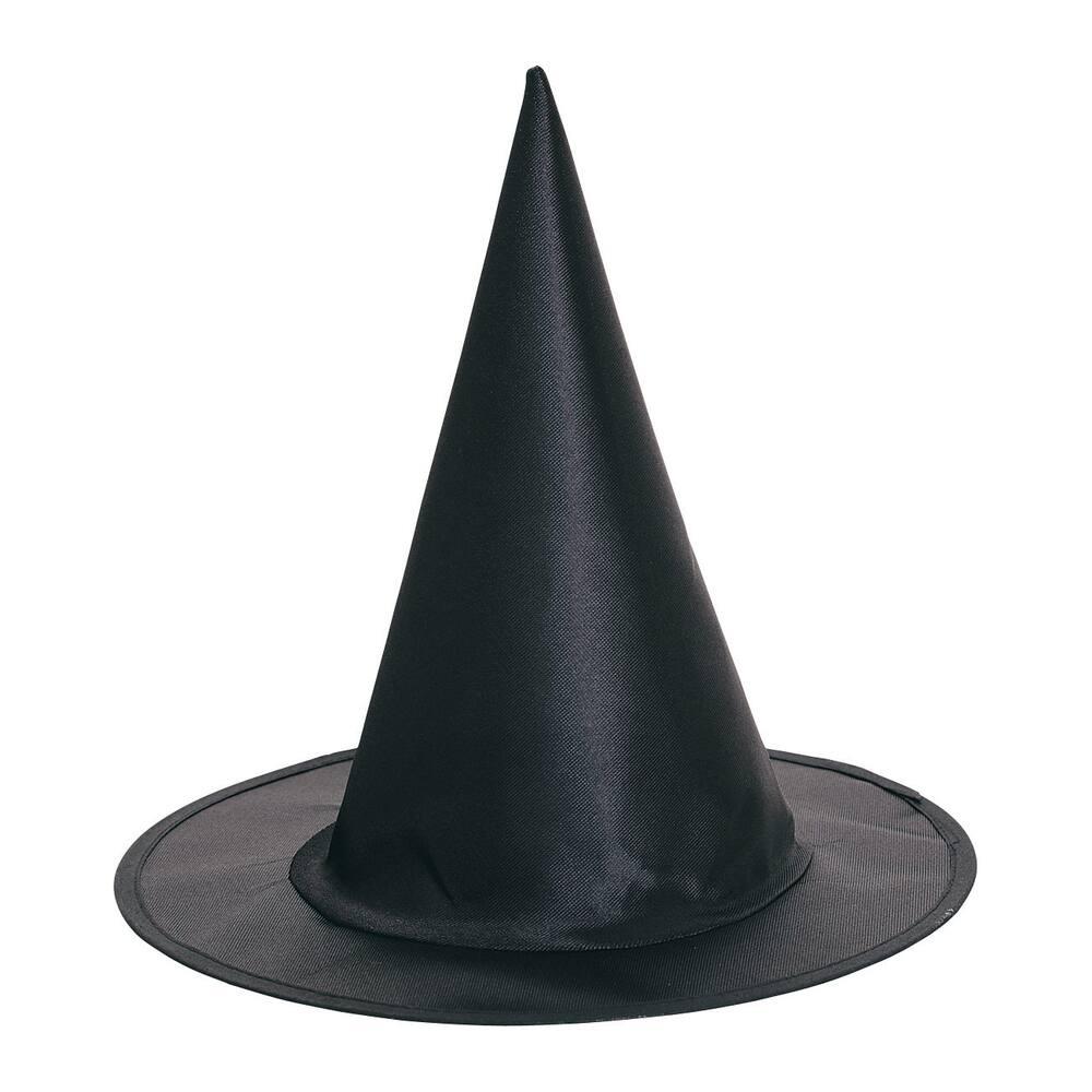 Chapeau De Sorcière Halloween – Noir Pliable – Hauteur 36 Cm – En Polyester Doux – Pour Enfants Et Adultes – Cosplay, Fête Costumée, Carnaval