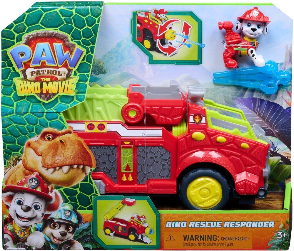 Paw Patrol : Jungle Rescue - Marcus Et Camion De Pompier - Figurine Et