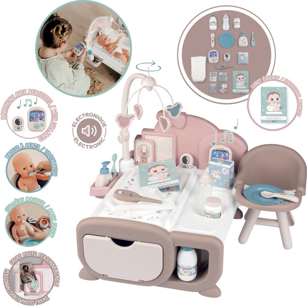 SMOBY Table à langer Baby Nurse