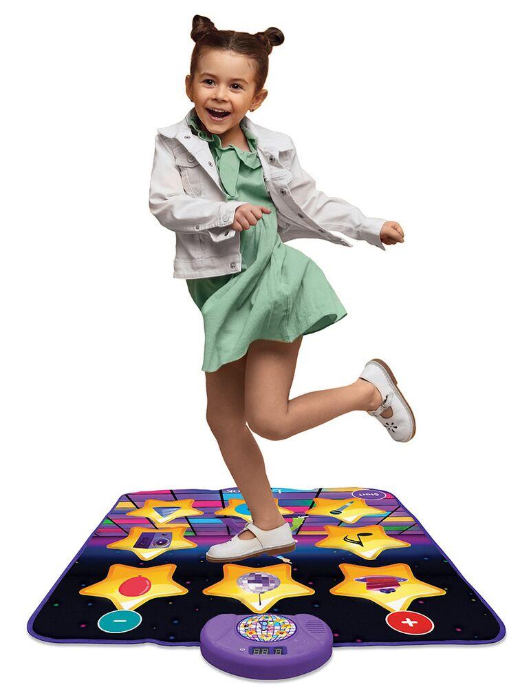 Tapis De Danse Pour Enfants Rechargeable 1200mAh - 6 Flèches LED Bluetooth, Jeu Musical Intérieur Extérieur
