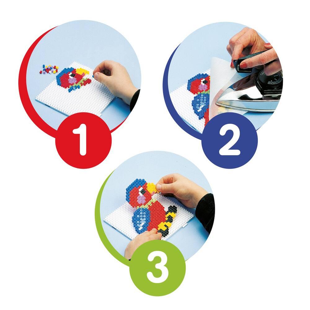 Hama – Sachet 1000 Perles Lie-de-Vin – Loisirs Créatifs – Dès 3 Ans – Fabrication Danoise – Qualité Certifiée