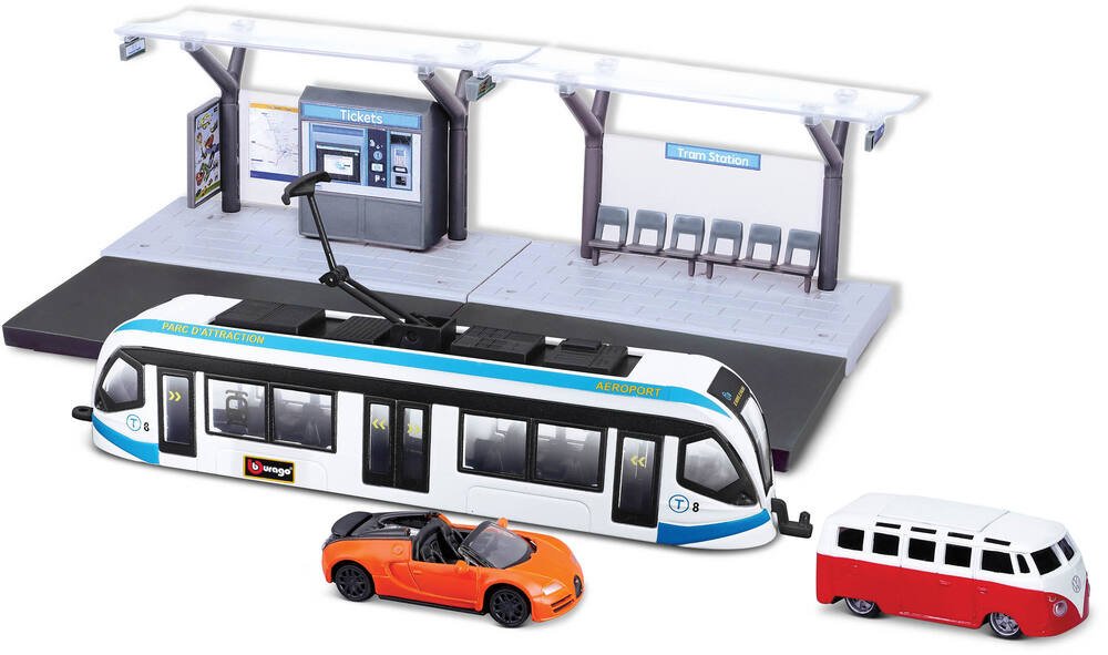 City tram - 1/64 eme, vehicules-garages
