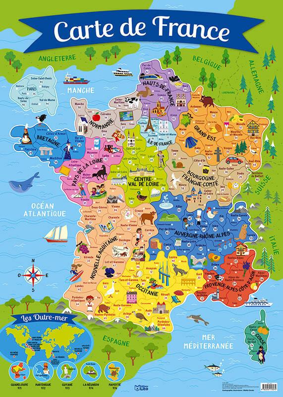 Jeu De 54 Cartes - Provinces De France (ancien, Générique)