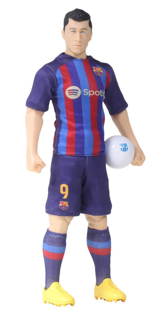 Lewandowski fc barcelone - figurine football 30 cm