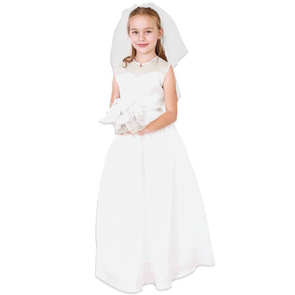 Costume robe de mariée fille - Déguisement enfant fille - v59364