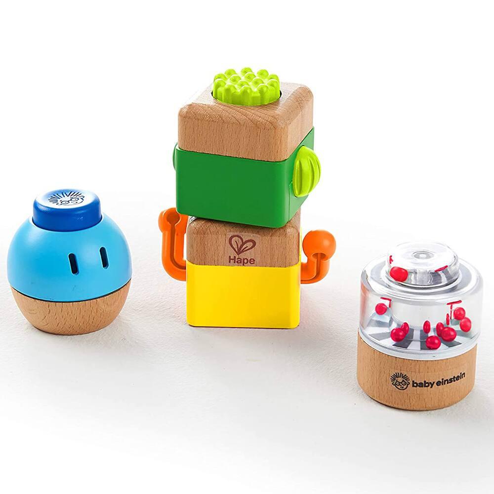 Hochets Sensoriels Bois Baby Einstein Jeux D Eveil Bebe Joueclub