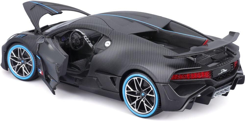 Bugatti Divo Carbone 50 Ans – Modèle Réduit Bburago 1/18 (portes Et Capot Ouvrants)