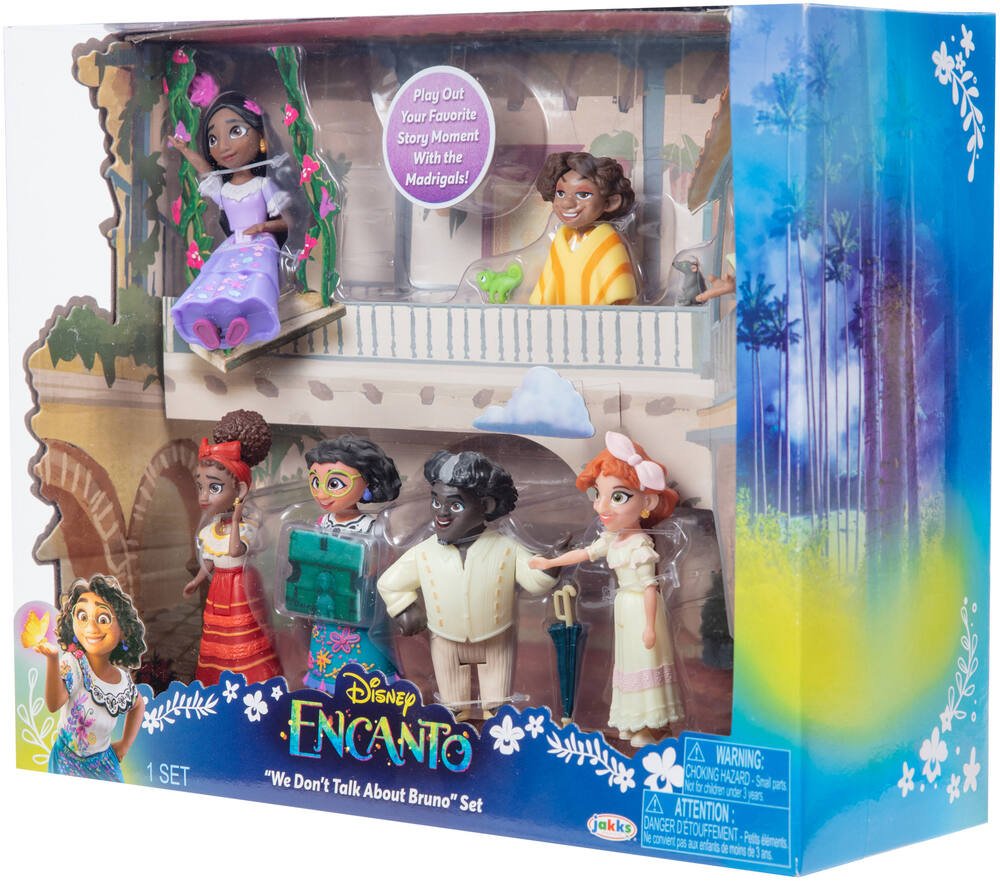 Disney encanto - coffret 7 figurines, poupees