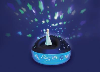 Projecteur Detoiles Musical Elsa La Reine Des Neiges 12 Cm