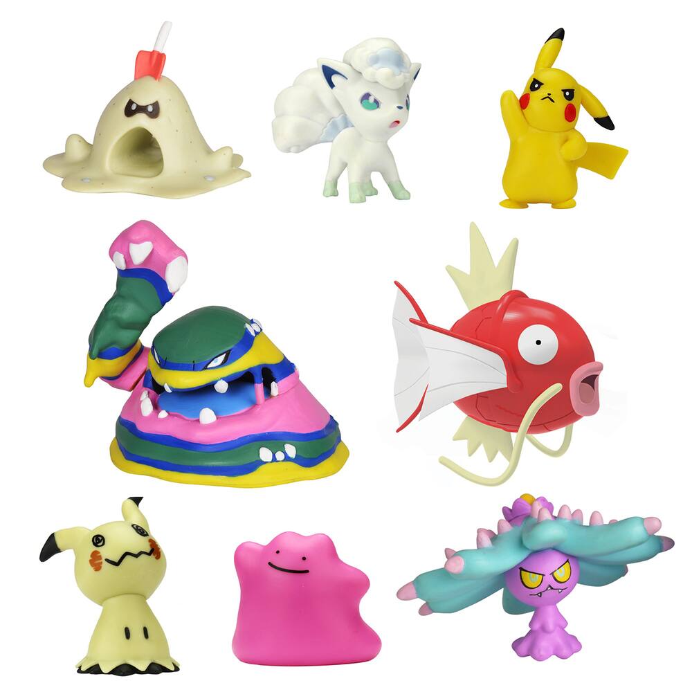 BANDAI Pack de 8 figurines Pokémon Collection n°8 pas cher 