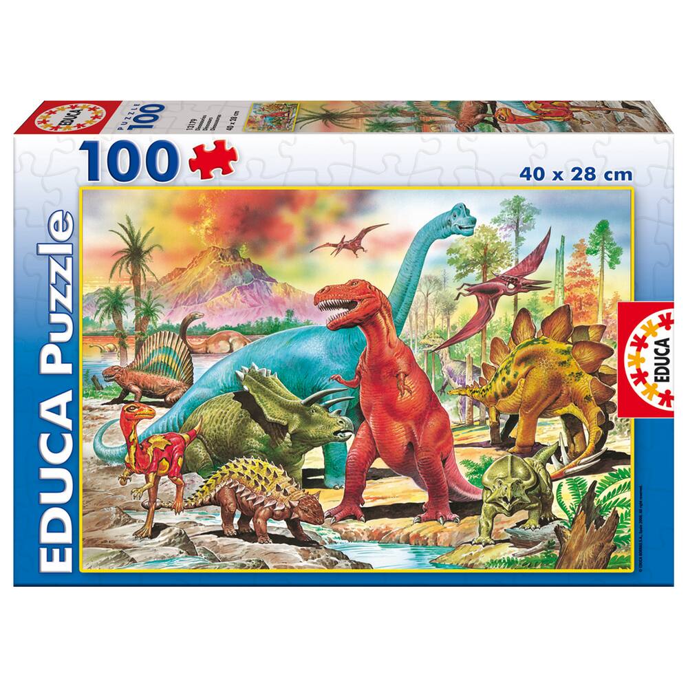 Trefl | Puzzle Pour Enfant Dinosaures de 100 Pièces | à Partir de 5 Ans |  Neuf 